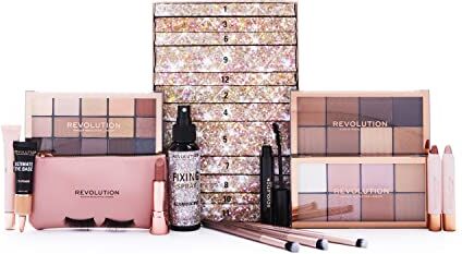 Makeup Revolution, Ultimate Glamour 12 Day Advent Calendar, 12 pcs