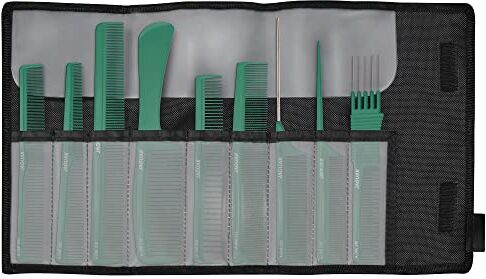 Jaguar Set di 9 pettini per capelli A-Line, Smaragd, 0,19 kg