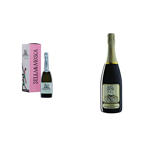 Sella & Mosca Torbato Brut Astucciato - 750 ml & Oscari Spumante, Torbato 100%, 2017-750 ml