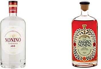 Distilleria Nonino, Grappa Monovitigni Vendemmia bianca 40° - 700 ml & Amaro Quintessentia, Liquore d'erbe nobilitato da Acquavite d'Uva invecchiata in barriques - bottiglia in vetro da 700 ml