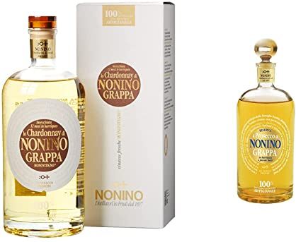 Distillerie Nonino Dal 1897 Grappa Monovitigno Prosecco Riserva 41-700 ml & Grappa Monovitigno Chardonnay Invecchiatain barriques 12 mesi bottiglia da 700 ml