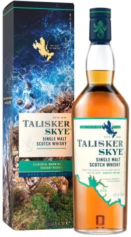 Talisker Skye Single Malt Scotch Whisky, 700 ml (La confezione può variare)