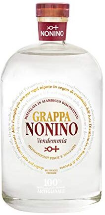 Distillerie Nonino dal 1897, Grappa Monovitigni Vendemmia Bianca 40°, distillazione artigianale - bottiglia in vetro da 2000 ml