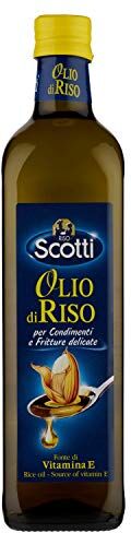 Riso Scotti Olio di Riso - Bottiglia Olio di Riso per Condimenti e Fritture Delicate - Sapore Dolce per Cibi Freddi e Insalate - Fonte di vitamina E, 0,75L