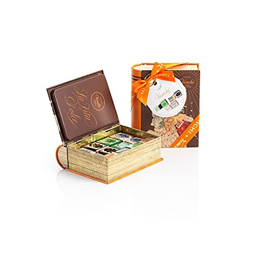 Venchi - Mini Libro con Cioccolatini Cremini Assortiti, 127g - Idea Regalo - Senza Glutine