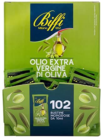 Biffi Olio Extra Vergine di Oliva monodose 102 bustine monoporzione da 10 ml