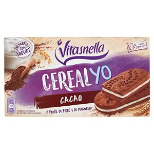 Vitasnella Cereal-Yo di Cacao con Fermenti Vivi e Fibre, Confezione da 5 x 50.6g