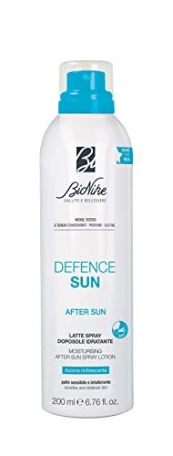 BioNike Defence Sun - Latte Spray Doposole Idratante Corpo per Pelli Sensibili e Intolleranti, Azione Riparatrice e Antiossidante, Riduce Rossore e Irritazione, 200 ml