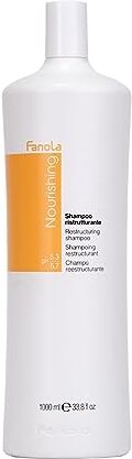 Fanola Nourishing - Shampoo ristrutturante per capelli secchi e crespi - 1000 Ml