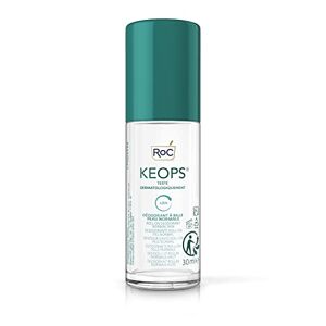 RoC - KEOPS Deodorante Roll-On - Antitraspirante - Efficacia 48 Ore - Senza alcool e senza profumo - 30 ml
