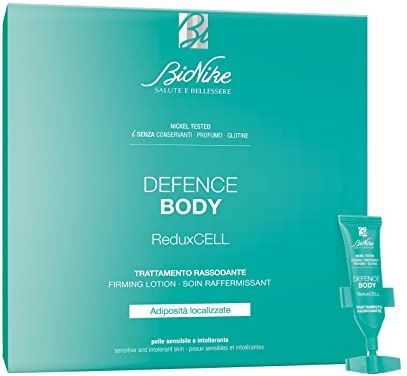 Bionike Defence Body - ReduxCell Trattamento Urto Snellente Corpo, Azione Rimodellante Anticellulite per Pelli Sensibili e Intolleranti, Ridefinisce la Silhouette e Riduce le Adiposità, 15 Fiale