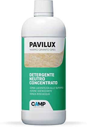 Camp PAVILUX MARMO, GRANITO E GRES, Detergente igienizzante per pavimenti in marmo, granito e gres porcellanato