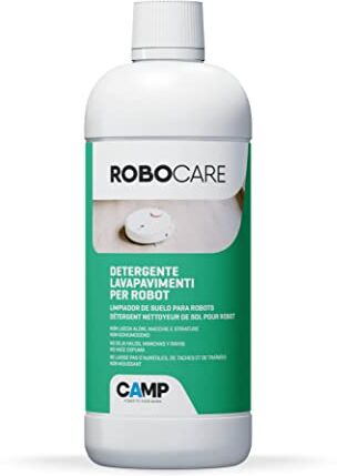 CAMP Robo Care Detergente concentrato per robot lavapavimenti, igienizzante, compatibile con tutti i robot, gradevolmente profumato, 750ml