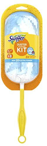 Swiffer Duster Piumino Antipolvere, 1 Manico con 5 Pezzi