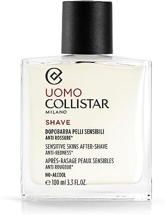 Collistar Uomo Dopobarba Per Pelli Sensibili, Anti-Rossore, Idratantante e Lenitivo, Formula Delicata, Senza Alcool, 100ml