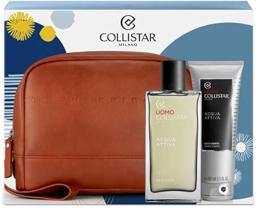 Collistar Cofanetto Acqua Attiva 100ml + Doccia Shampoo 10ml, Travel Bag The Bridge 1pz