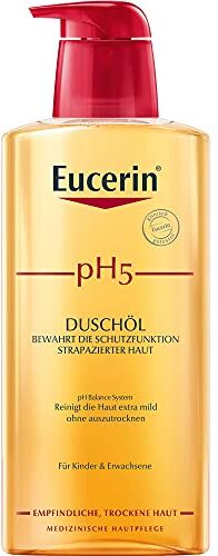 Eucerin pH5 Duschgel bewahrt die Schutzfunktion strapazierter Haut, 400 ml Gel