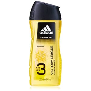 Adidas Victory League Guarana Stimulating Hair & Body Gel Doccia, 250 ml