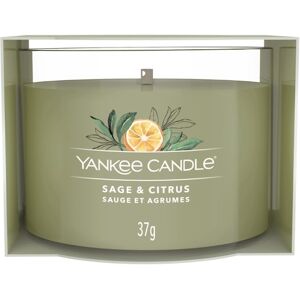 Yankee Candle - Candela Votive in Vetro Singola Sage & Citrus Candele 37 g unisex