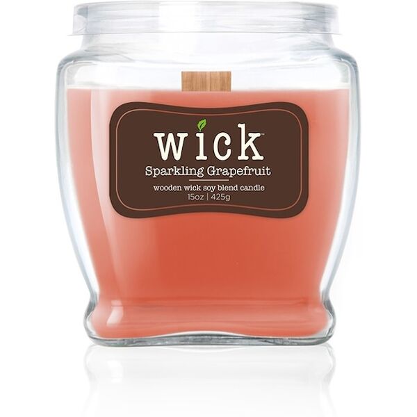 colonial candle - wick sparlking grapefruit candele 425 g unisex