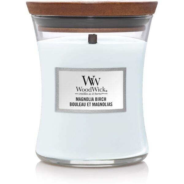 woodwick - candela media magnolia birch candele 275 g unisex