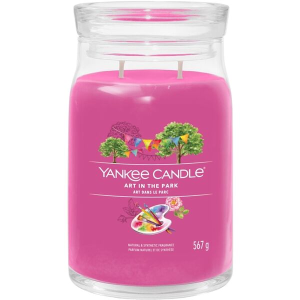 yankee candle - candela grande signature art in the park candele 567 g unisex