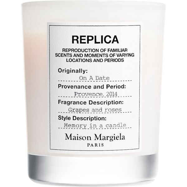 maison margiela - replica home scenting collection untitled on a date candle candele 165 ml unisex