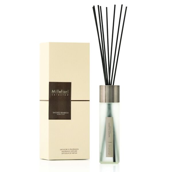 millefiori milano - selected stick diffuser smoked bamboo profumatori per ambiente 350 ml unisex