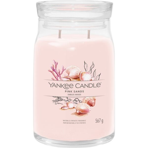 yankee candle - jar pink sands candele 567 g unisex