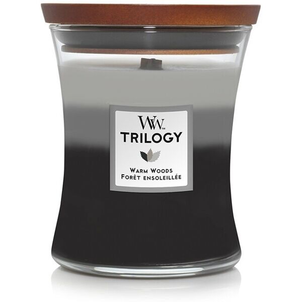 woodwick - trilogy warm woods candele 658 g unisex