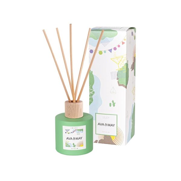 ava & may - diffusore a bastoncini ibiza profumatori per ambiente 100 ml unisex