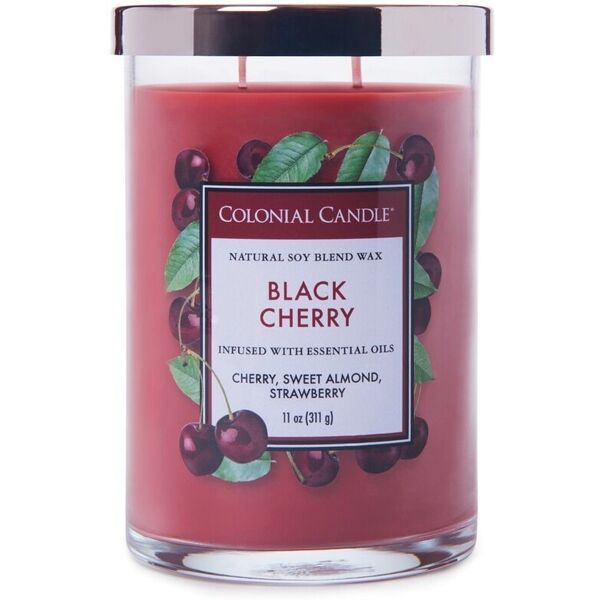 colonial candle - classic jar black cherry candele 311 g unisex