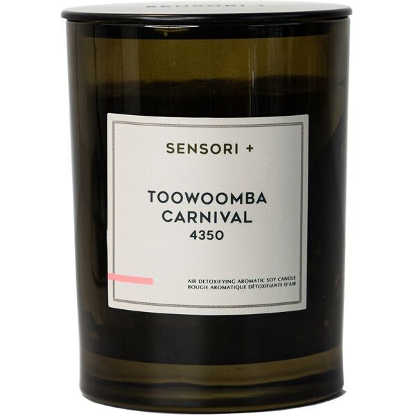 sensori + - air detoxifying aromatic soy candle - toowoomba carnival candele 260 g unisex