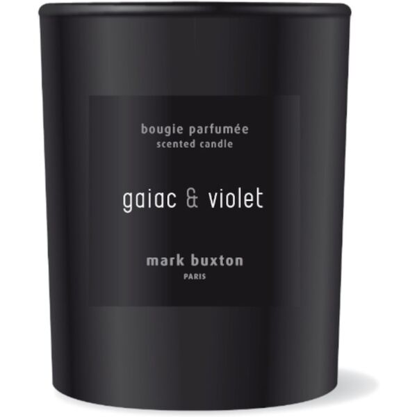 mark buxton perfumes - black collection candela caiaco & viola candle candele 180 g male