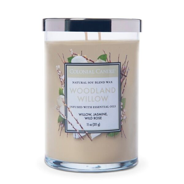 colonial candle - classic jar woodland willow candele 311 g unisex