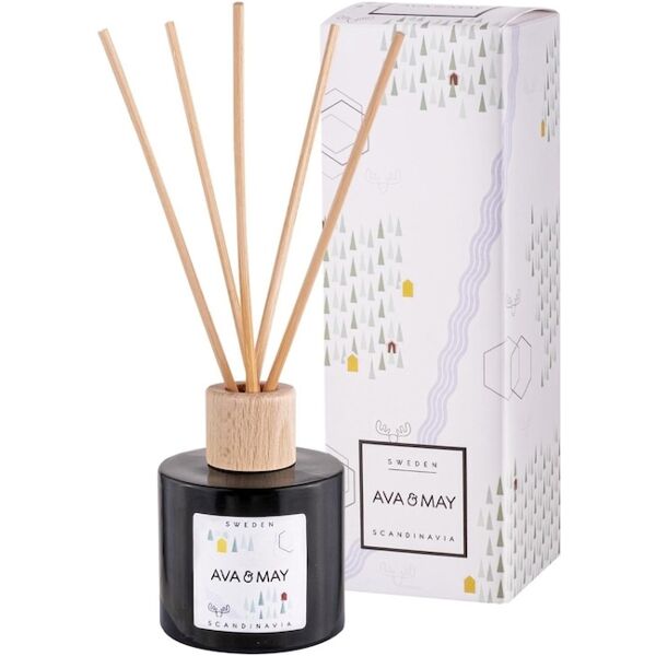 ava & may - diffusore a bastoncini svezia profumatori per ambiente 100 ml unisex