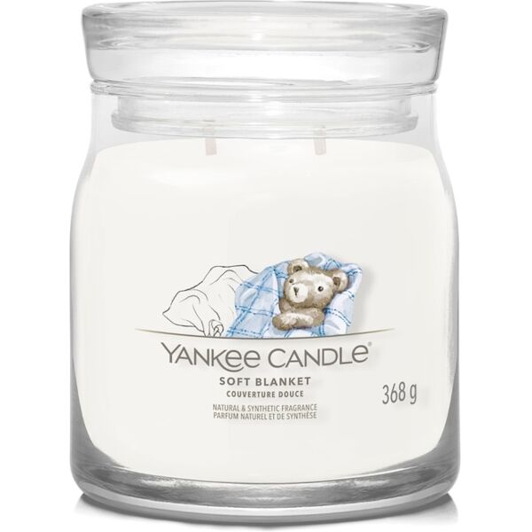 yankee candle - candela grande signature soft blanket candele 368 g unisex