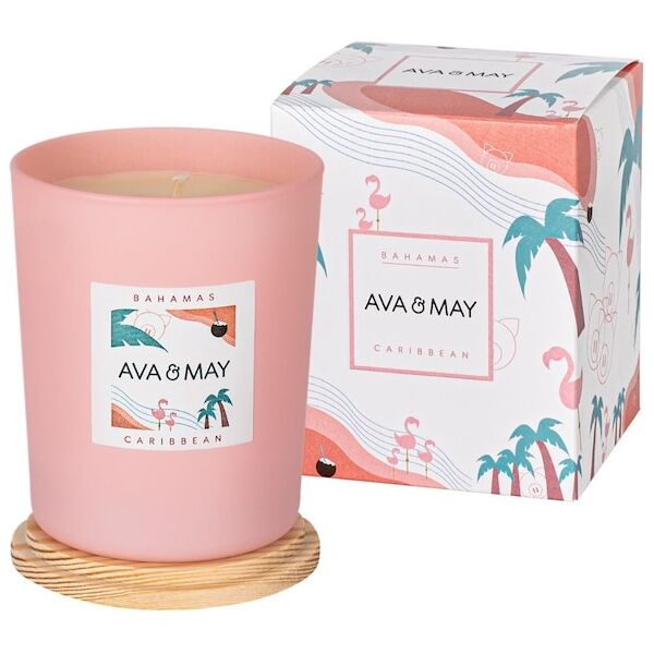 ava & may - candela profumata bahamas candele 180 g unisex