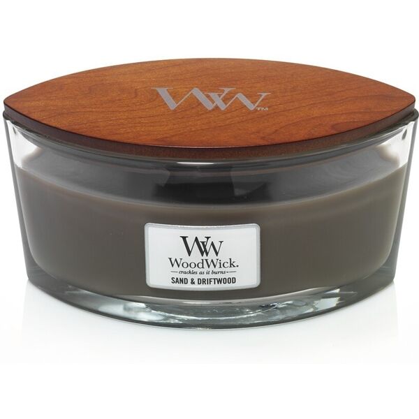 woodwick - sand & driftwood candele 454 g unisex