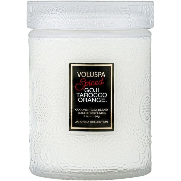 voluspa - japonica holiday spiced goji tarocco orange - small jar candele 155 g unisex