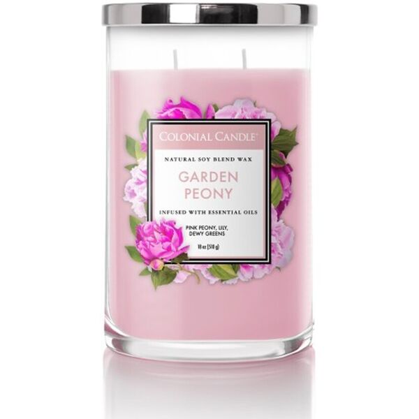 colonial candle - classic jar garden peony candele 538 g unisex