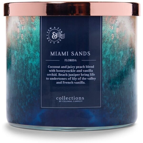 colonial candle - travel collection miami sands candele 411 g unisex