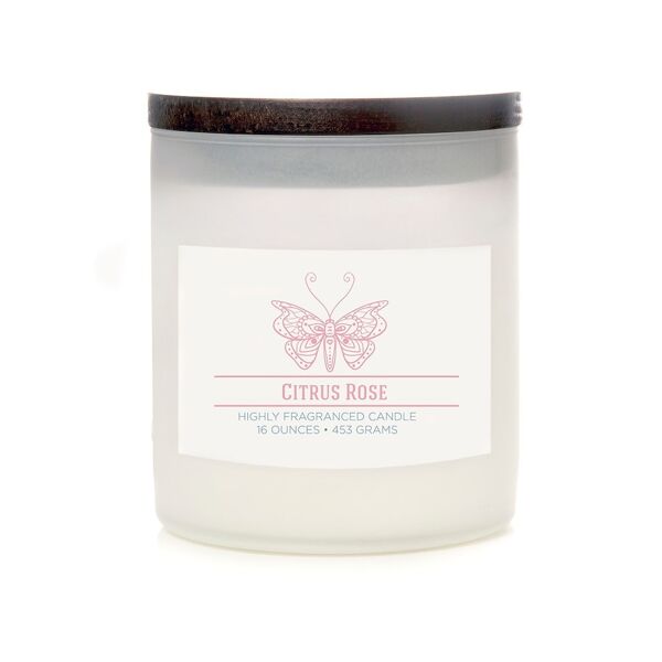 colonial candle - wellness citrus rose candele 456 g unisex