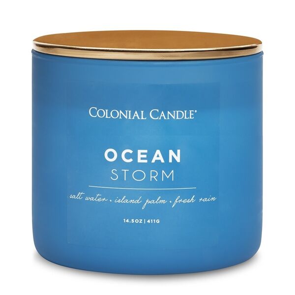 colonial candle - pop of color pop of color - ocean storm candele 411 g unisex