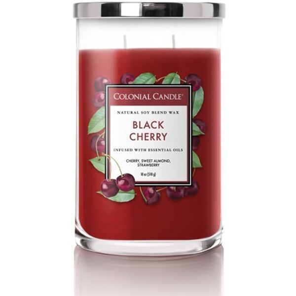 colonial candle - classic jar black cherry candele 538 g unisex