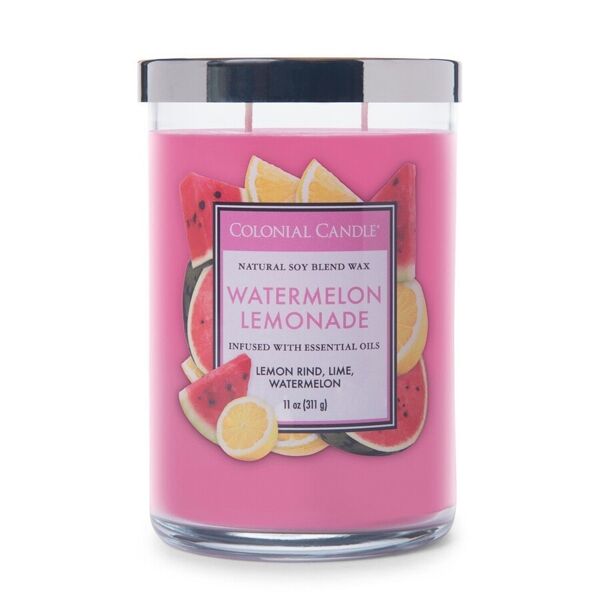 colonial candle - classic jar waterlemon lemonade candele 311 g unisex