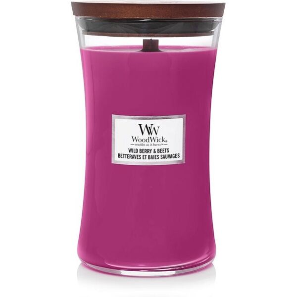 woodwick - candela grande wild berry & beets candele 623 g unisex