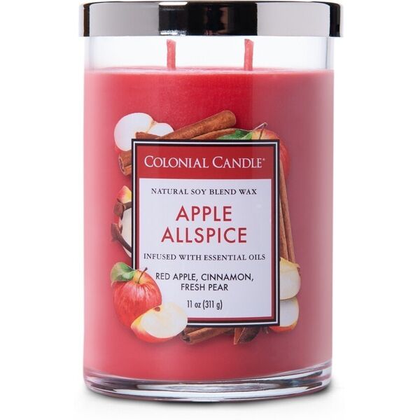 colonial candle - classic jar apple allspice candele 311 g unisex