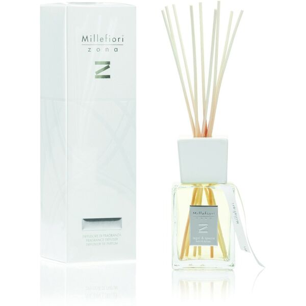 millefiori milano - zona stick diffuser legni & spezie profumatori per ambiente 500 ml unisex