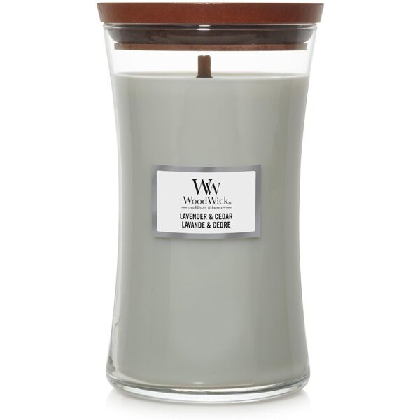 woodwick - lavender & cedar candele 609 g unisex